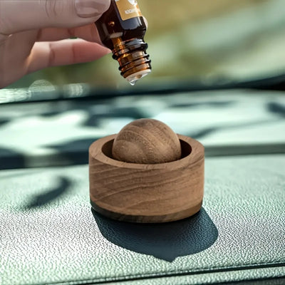 Mini Wood Essential Oil Diffuser for Car and Home