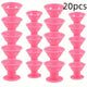 Mushroom Silicone Wave Hair Curlers 10-20 Pack