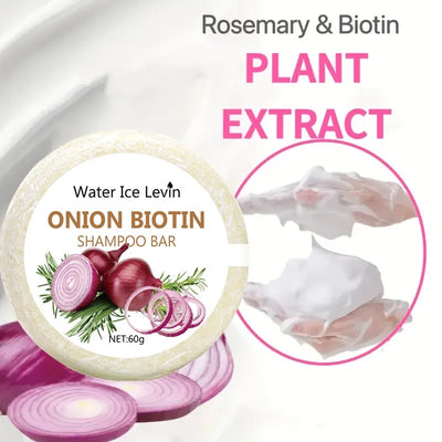 Onion and Biotin Shampoo Soap Bar 60g