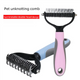 Dog and Cat Grooming Brush for Long Short and Curly Hair