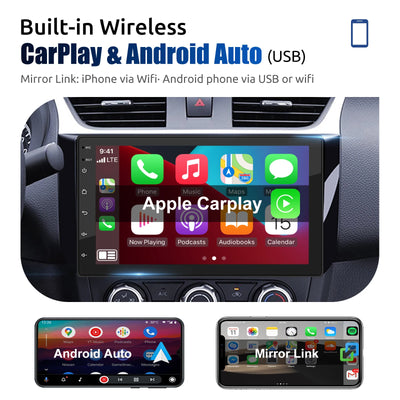 ESSGOO 2-DIN Android 14 Car Stereo with CarPlay and GPS