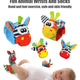 Baby Wrist Rattle Socks Sensory Toy Set 4-Pack 0-12 Months