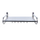Stainless Steel Wall-Mounted Microwave Oven Shelf Rack