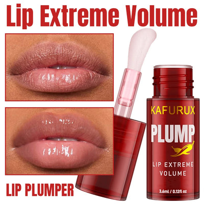 Long-Lasting Lip Plumping Oil Gloss Moisturizer