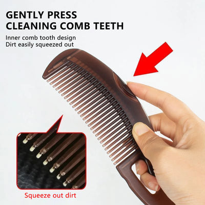 Hollow Tooth Dandruff Relief Scalp Massage Comb