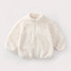 Kids' Solid Color Plush Warm Casual Coat Jacket