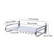 Stainless Steel Wall-Mounted Microwave Oven Shelf Rack