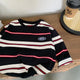 Kids' Striped Long Sleeve Cotton Top Ages 2-7