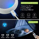 USB Rechargeable RGBW LED Cabinet Puck Light with Remote