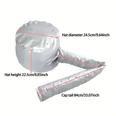 Soft Hooded Bonnet Cap for Natural Curly Hair Conditioning