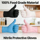 Black Nitrile Disposable Gloves 100-Pack Thickened