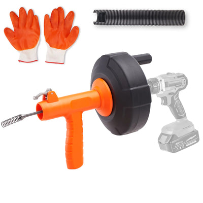 25FT Automatic Electric Drain Cleaner Snake Machine