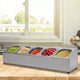Stainless Steel Countertop Spice Rack and Pan Organizer