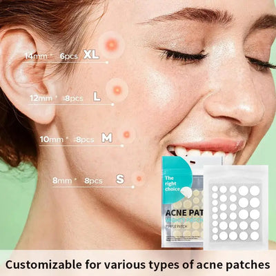 Hydrocolloid Acne Pimple Patches with Tea Tree and Salicylic Acid