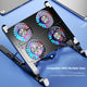 RGB Foldable Laptop Cooling Pad with 2-4 Silent Fans