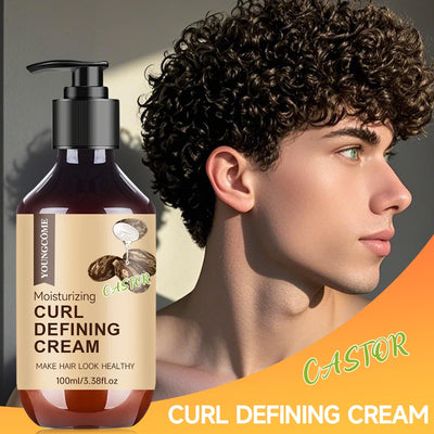Men's Castor Oil Curl Control Cream Rosemary 100ml