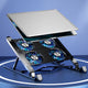 RGB Foldable Laptop Cooling Pad with 2-4 Silent Fans