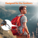 20000mAh Solar Power Bank with Flashlight Waterproof