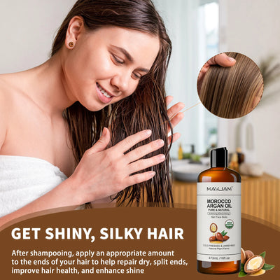 USDA Organic Cold-Pressed Coconut Oil for Skin Face and Hair