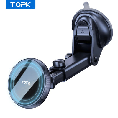 TOPK Adjustable Long Arm Magnetic Car Phone Holder