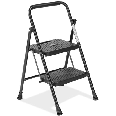 JHK Folding Step Ladder Stool 800lbs Capacity