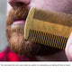 Men's Wooden Beard Comb with Leather Case