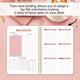 Spiral A5 Undated Weekly Planner Notebook Agenda