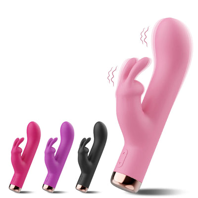 2-in-1 Rabbit Clitoral and Vaginal Vibrator