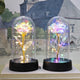 LED Eternal Rose Glass Flower Gift for Women