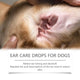 Dog Ear Cleaner Drops Anti-Fungal Earwax Remover 60ml