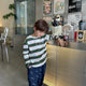 Kids' Striped Long Sleeve Cotton Top Ages 2-7