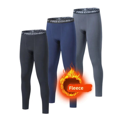 Men's Thermal Fleece Underwear Leggings