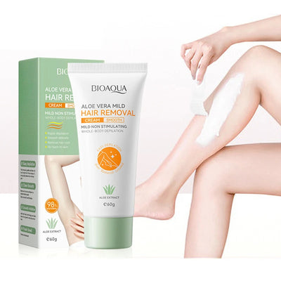 Painless Hair Removal Cream with Growth Inhibitor