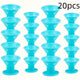 Mushroom Silicone Wave Hair Curlers 10-20 Pack