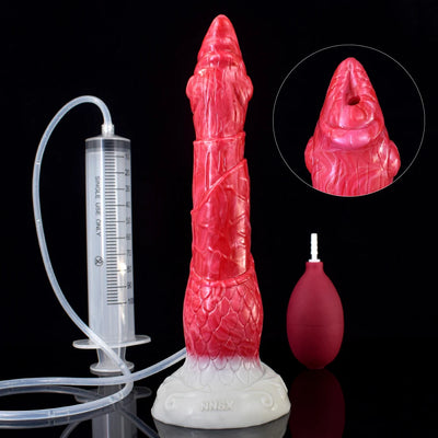 Silicone Squirting G-Spot Dildo with Suction Cup