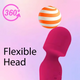 Magic Wand Heated Body Massager 7 Speed Vibration