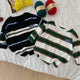 Kids' Striped Long Sleeve Cotton Top Ages 2-7