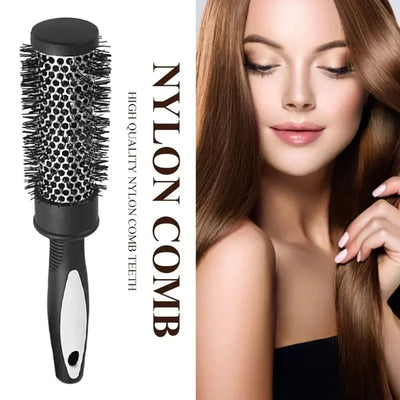 Round Curling Roller Comb for Blowout Styling