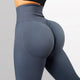 Women's Seamless High-Waist Push-Up Knit Gym Leggings