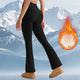 Women's Fleece-Lined Flared Thermal Leggings