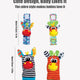 Baby Wrist Rattle Socks Sensory Toy Set 4-Pack 0-12 Months