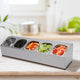 Stainless Steel Countertop Spice Rack and Pan Organizer