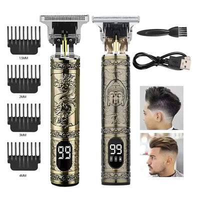 T9 LCD Rechargeable Electric Hair Clipper and Trimmer
