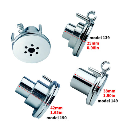 Stainless Steel Flat Invisible Male Chastity Device