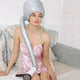 Soft Hooded Bonnet Cap for Natural Curly Hair Conditioning