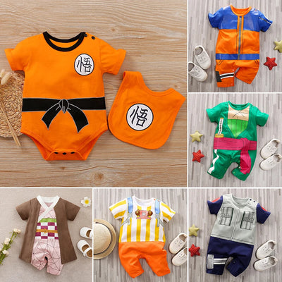 Baby Anime Dragon Cosplay Onesie Jumpsuit 0-18 Months