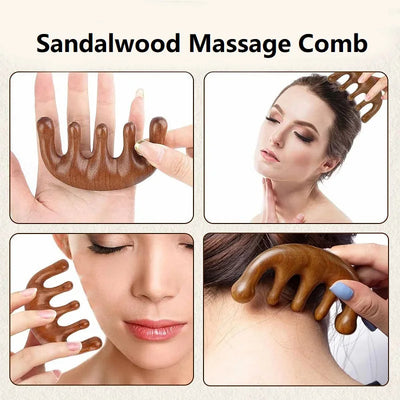 Wooden Scalp Massage Comb for Hair Care