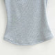 Women's Square Collar Slim-Fit Stretch Crop Top