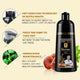 Hair Color Shampoo for Gray Hair 3 in 1 Black Hair Dye Shampoo for Women&Men Natural Herbal Safety Nourishing Hair Care Cream