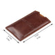 Men's Wooden Beard Comb with Leather Case